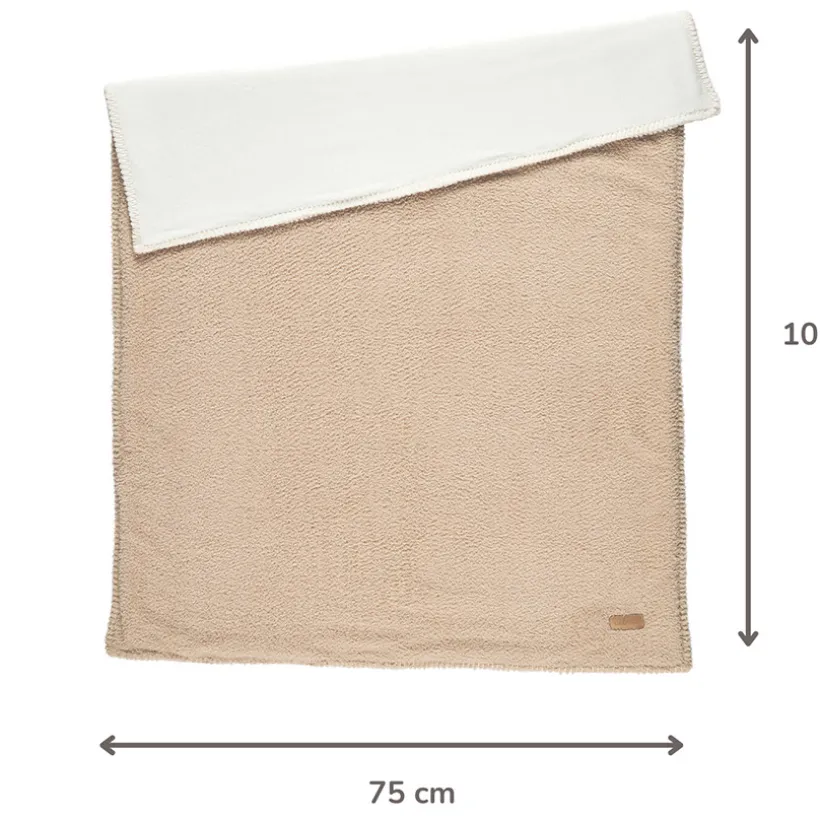 Couverture supersoft Teddy - Beige - 75x100cm