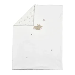 Couverture - velours - Fanfan - Blanc - 75x100 cm