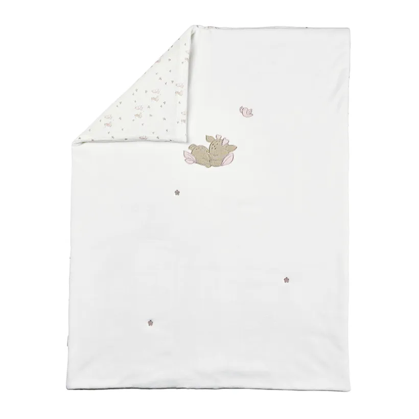 Couverture - velours - Fanfan - Blanc - 75x100 cm