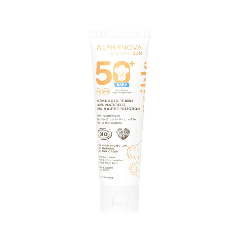 Crème solaire SPF50+ pour bébé - 50ml