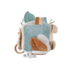 Cube d'activités 1er âge en veloudoux - Babou & Kendi