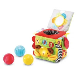 Cube interactif d'éveil sensoriel