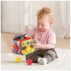Cube interactif d'éveil sensoriel
