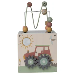 Cube multi-activités en bois Ferme