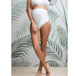 Culotte de grossesse taille haute sans coutures en microfibre