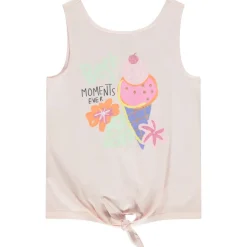 Débardeur effet noué à print pailleté pour fille