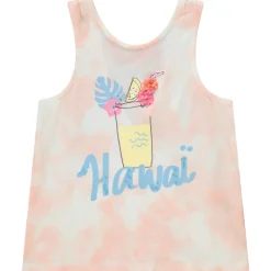 Débardeur effet tie & dye à dos croisé pour fille