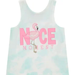 Débardeur effet tie & dye à dos croisé pour fille