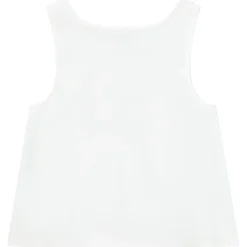 Débardeur en jersey avec détails en crochet pour fille