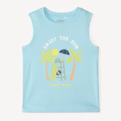 Débardeur en jersey motifs fantaisie pour garçon