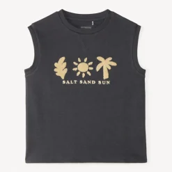 Débardeur patch bouclette soleil pour garçon