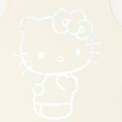 Débardeur uni print Hello Kitty iridescent pour fille