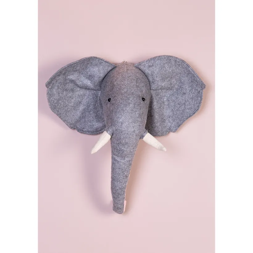 Décoration murale en feutre - Éléphant