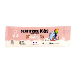 Dentifrice en poudre à diluer Fraise 8g