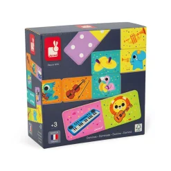Dominos instruments de musique & animaux musiciens