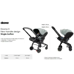 Doona X siège auto 0+ & poussette Dusty Sage