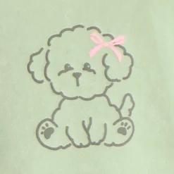 Dors-bien bébé fille en velours print mignon