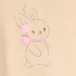 Dors-bien bébé fille en velours print mignon