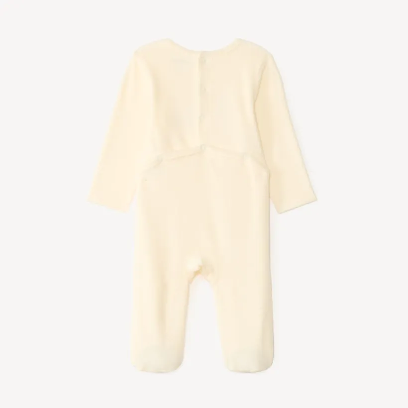 Dors-bien bébé garçon en velours print mignon