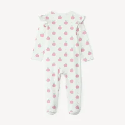 Dors-bien contrecollé et imprimé pommes pour bébé fille