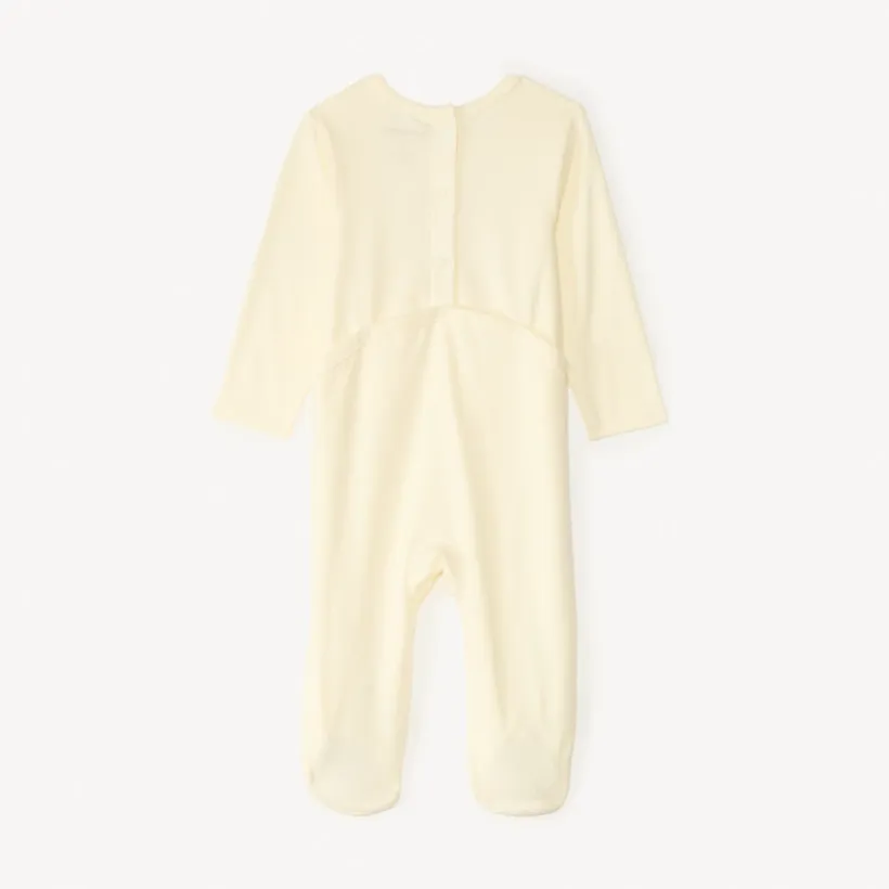 Dors-bien en jersey avec broderie pour bébé fille