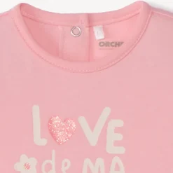 Dors-bien en jersey printé pour bébé fille
