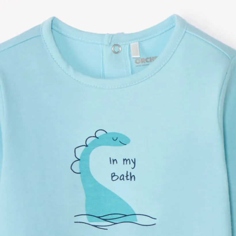 Dors bien en jersey printé pour bébé garçon