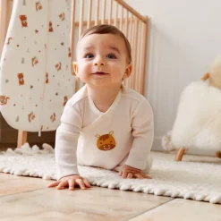 Dors-bien en nid d'abeille patch cheval pour bébé garçon