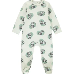 Dors-bien en velours avec imprimé panda fantaisie pour bébé avec ouvertures différentes selon l'âge