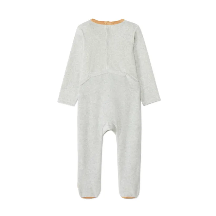 Dors-bien en velours fantaisie pour bébé garçon