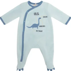Dors-bien en velours Mes Amis les Dinos pour bébé garçon
