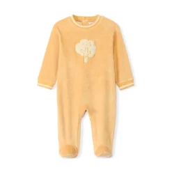 Dors-bien en velours patch bouclettes arbre pour bébé
