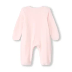 Dors-bien en velours patch montgolfière pour bébé fille prématurée