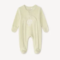Dors-bien en velours patch montgolfière pour bébé prématuré