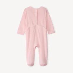 Dors-bien en velours print "Mummy's girl" pour bébé fille