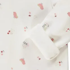Dors-bien imprimé pour bébé fille avec ouvertures différentes selon l'âge