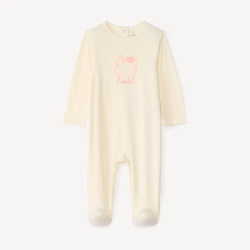 Dors-bien jersey à print fantaisie pour bébé fille