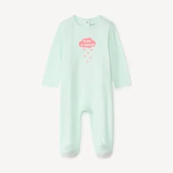 Dors-bien jersey à print fantaisie pour bébé fille