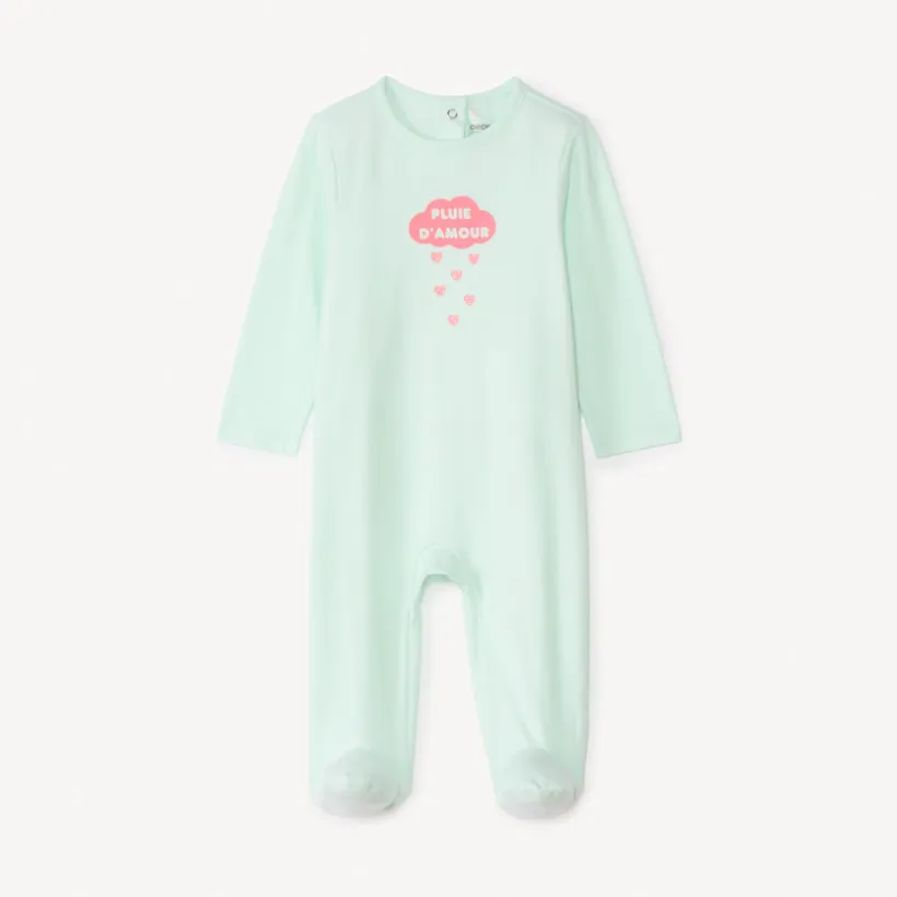 Dors-bien jersey à print fantaisie pour bébé fille