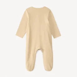 Dors-bien manches longues en nid d'abeille motifs ourson pour bébé garçon