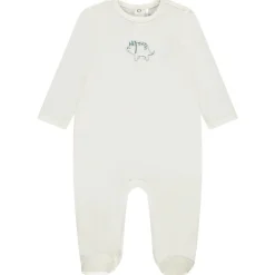 Dors-bien uni avec animal brodé pour bébé garçon