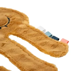 Doudou attache sucette Cozy Friend Jelly moutarde