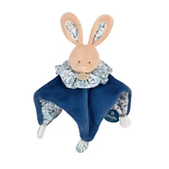 Doudou boule - Lapin bleu