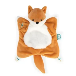 Doudou carré Renard Léonard 20 cm