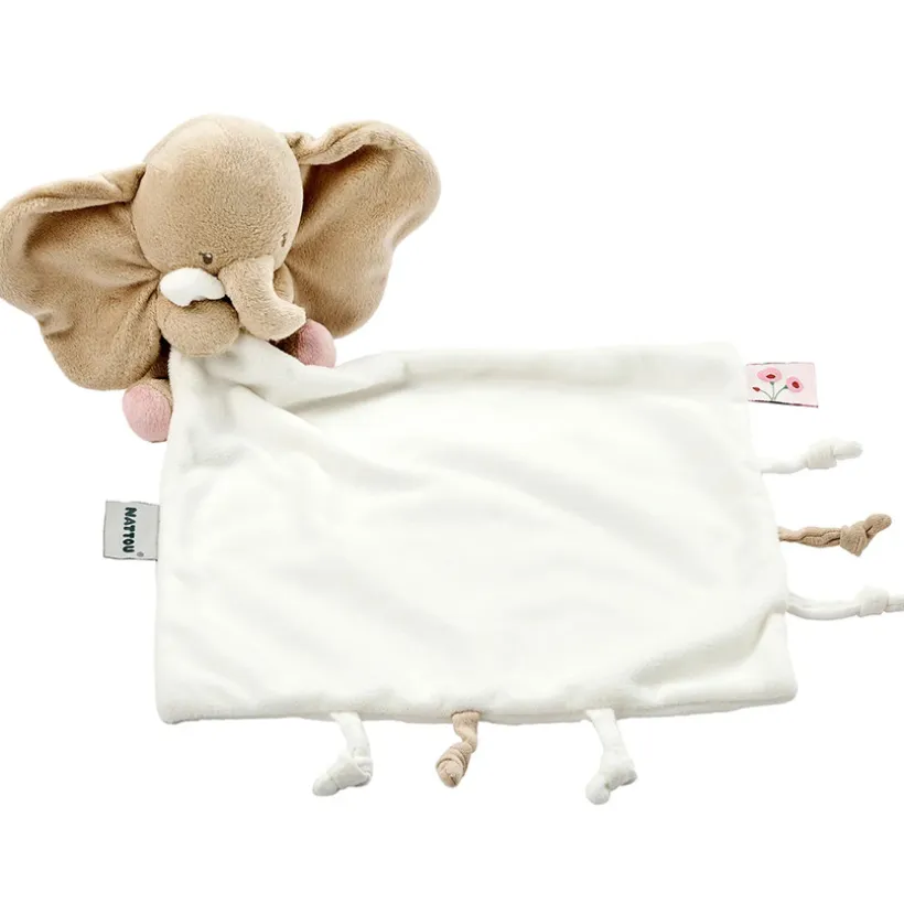 Doudou Eléphant - Fanfan - Créme - 27x27 cm