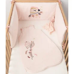 Doudou en velours à plumes et petit oiseau