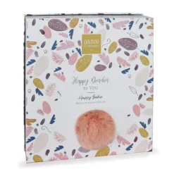 Doudou Happy Boho lapin - Terracotta