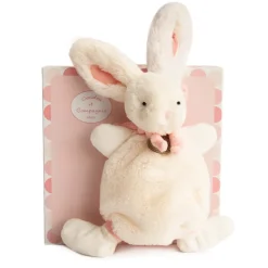 Doudou lapin bonbon - Rose