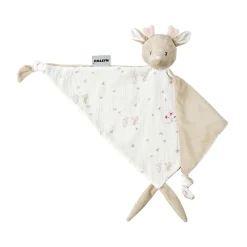 Doudou maxi - FanFan - cerf - sable/imprimé - 60x40 cm