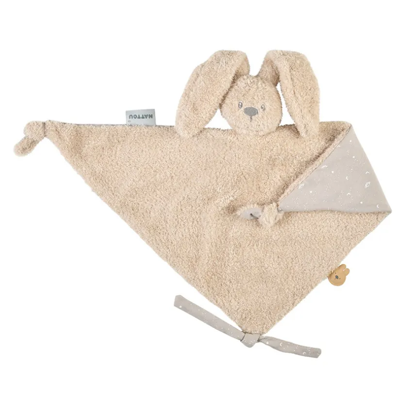 Doudou maxi lapin Lapidou Teddy beige phosphorescent